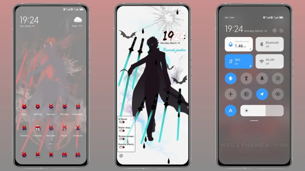 Cool Sword And Swordsman MIUI Theme