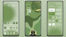 Green circle MIUI Theme
