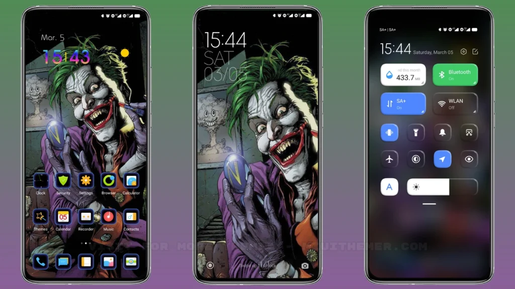 Joker mod v13 MIUI Theme