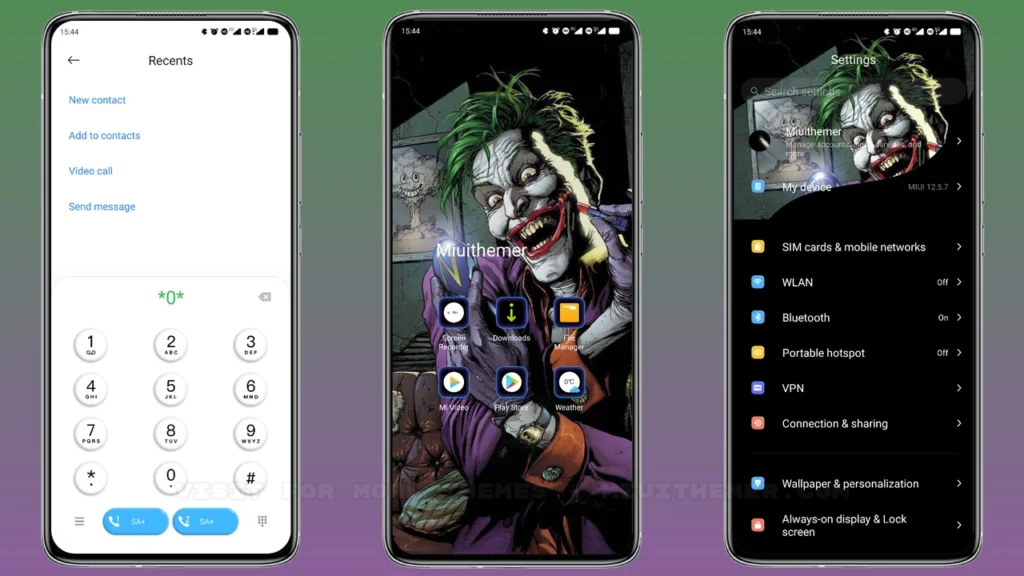 Joker mod v13 MIUI Theme