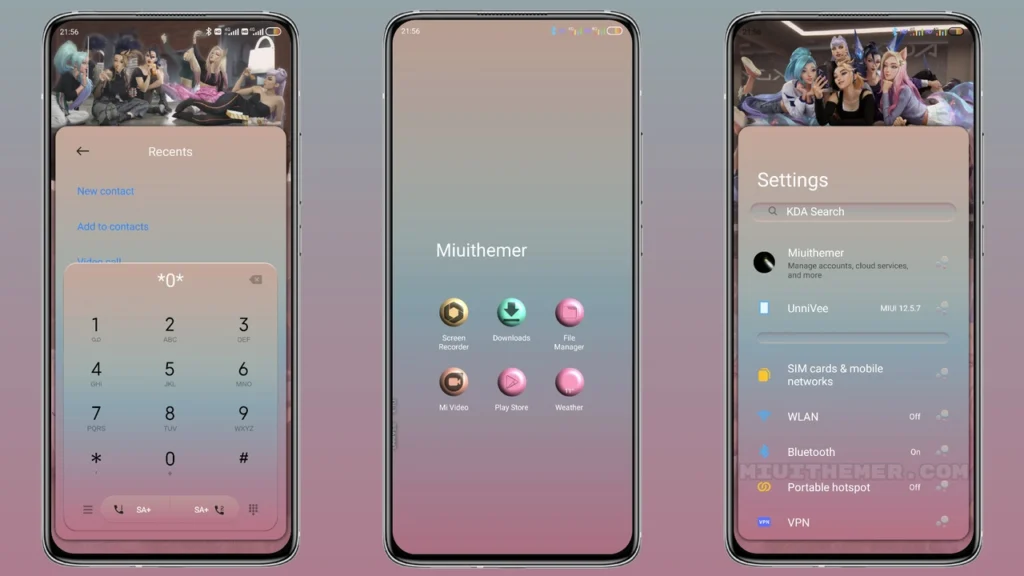 KDA V 12.5 MIUI Theme