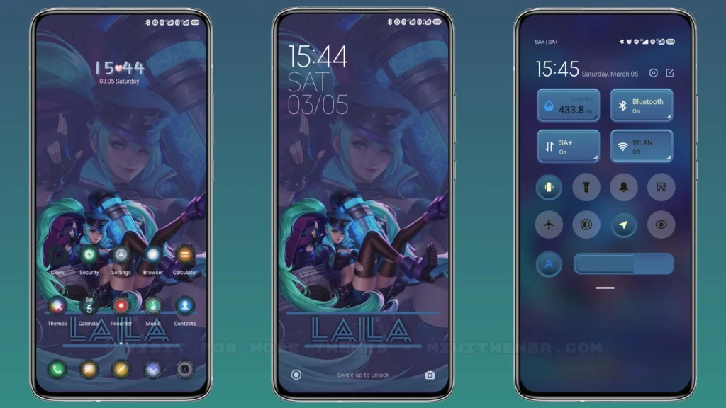 LAILA V12.5 MIUI Theme