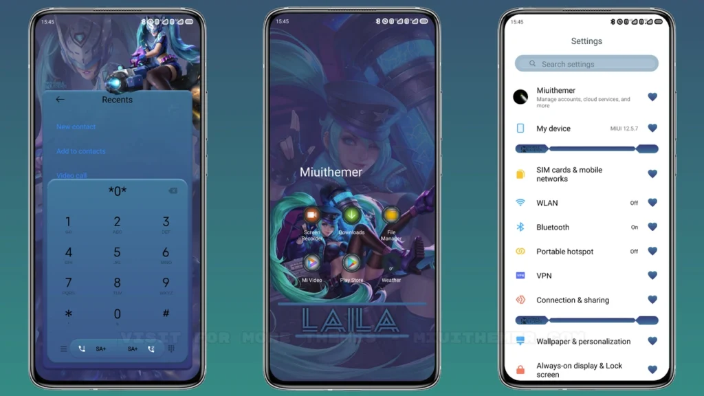 LAILA V12.5 MIUI Theme