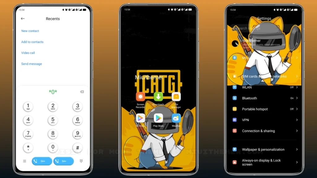 P-Catg v13 MIUI Theme