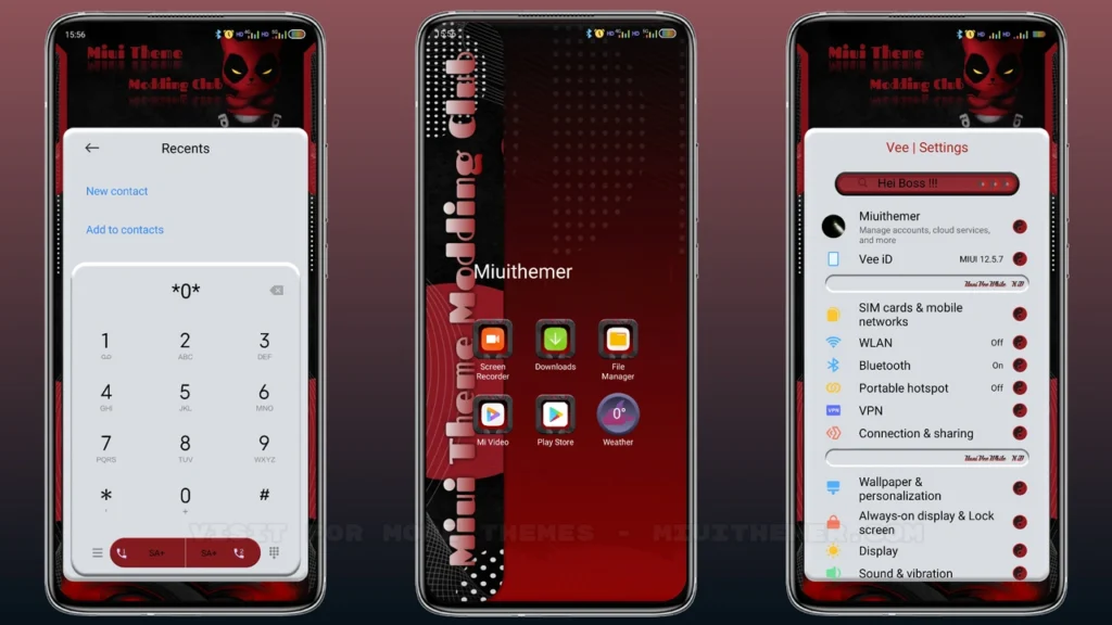 Red Meong V12.5 MIUI Theme