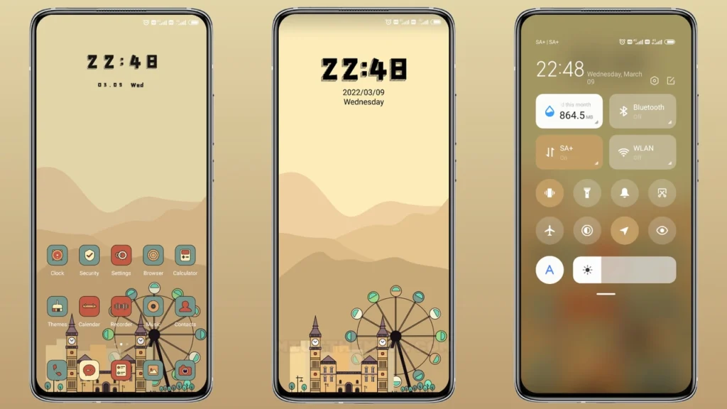 Sand city MIUI Theme