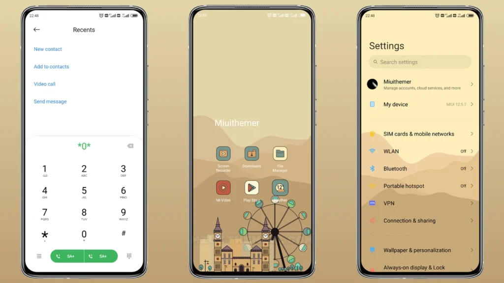 Sand city MIUI Theme