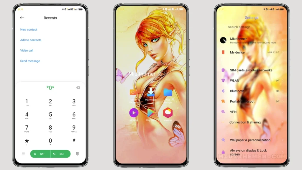 Sirena IZ V13 MIUI Theme