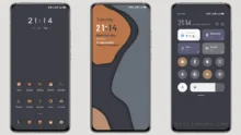 Split new orange MIUI Theme