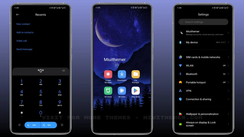 Starry_Blue MIUI Theme