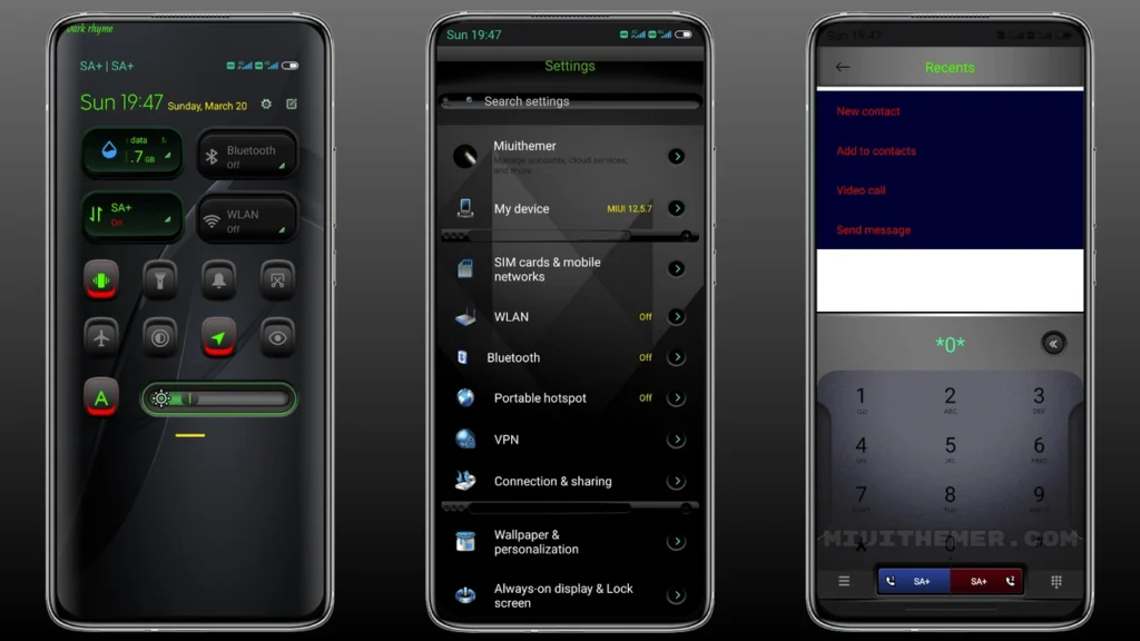 new style V12 MIUI Theme