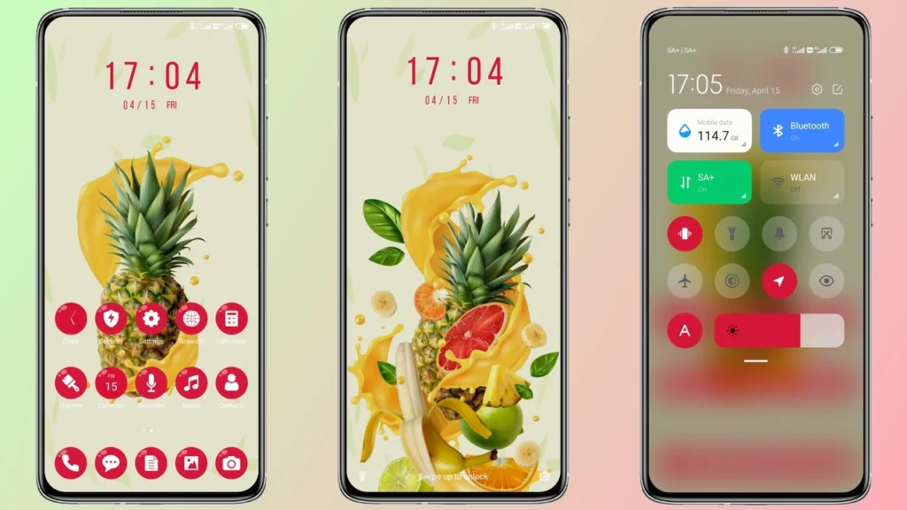 Fruit Lover_3MDP MIUI Theme