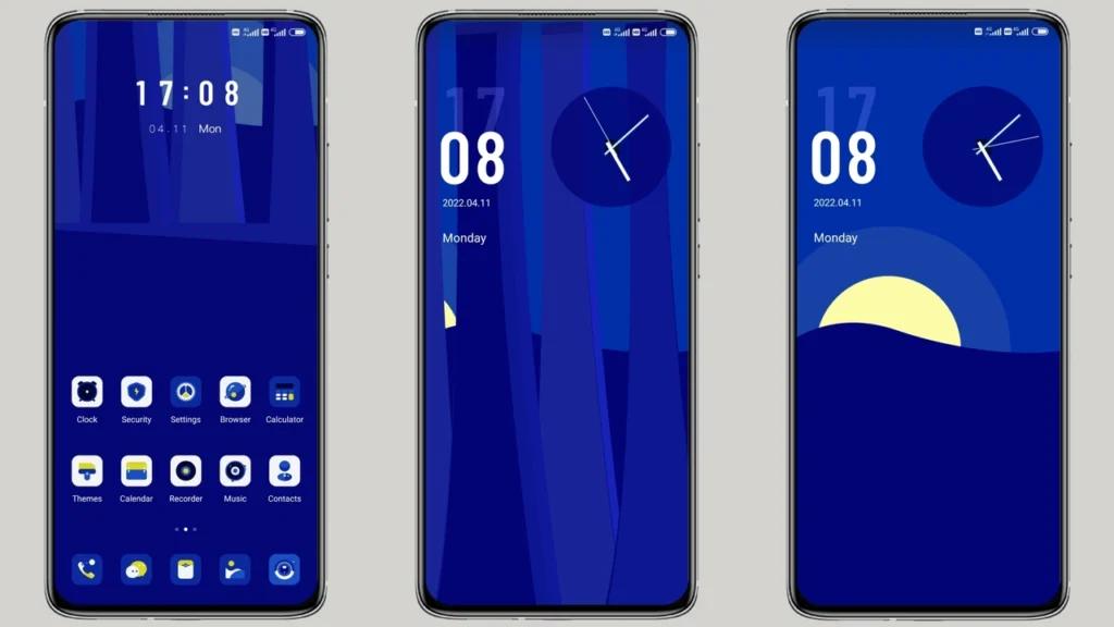 Klein blue morning MIUI Theme