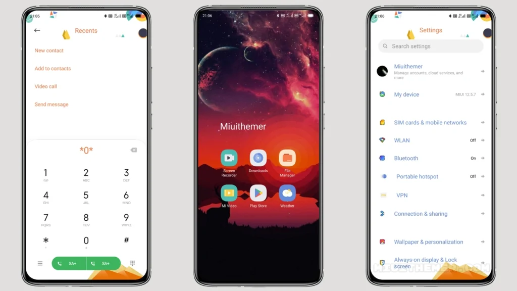 Minimal Sunset v12 MIUI Theme