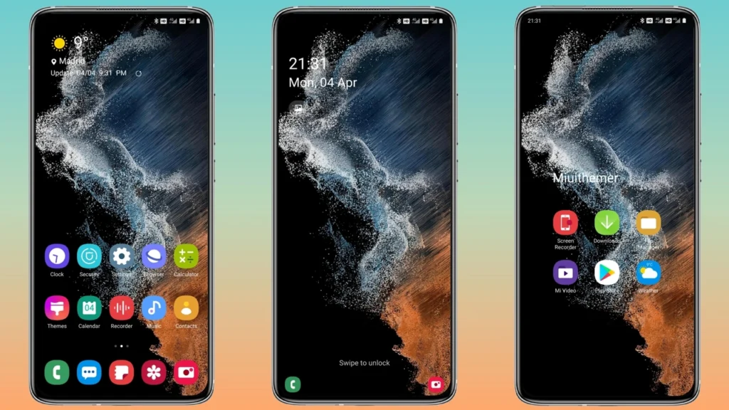 OneUI 4.0 Beta MIUI Theme