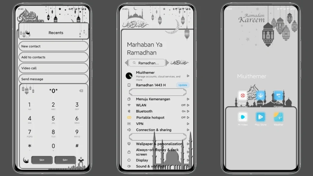 Ramadhan 1443H MIUI Theme