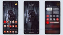 Red Dark v12 MIUI Theme