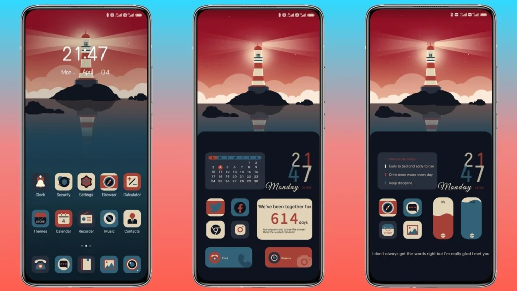 Retro Lighthouse MIUI Theme