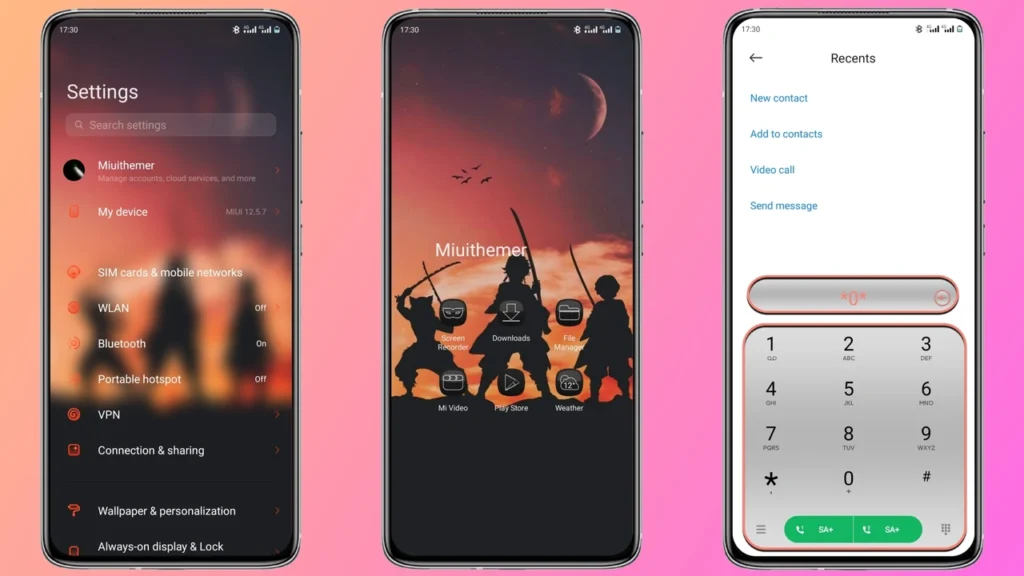 Samurai IZ V13 MIUI Theme