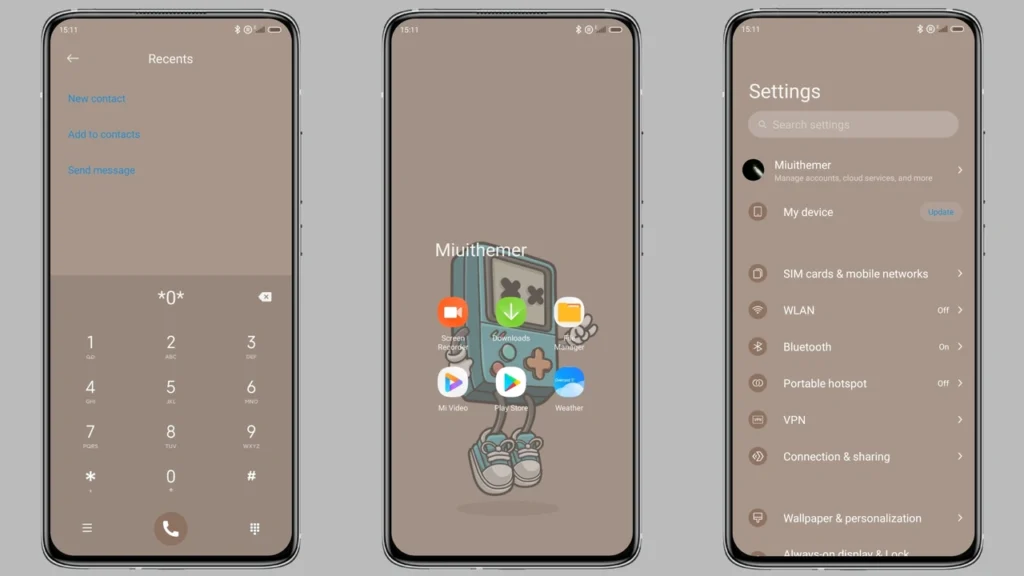 Trend game console MIUI Theme