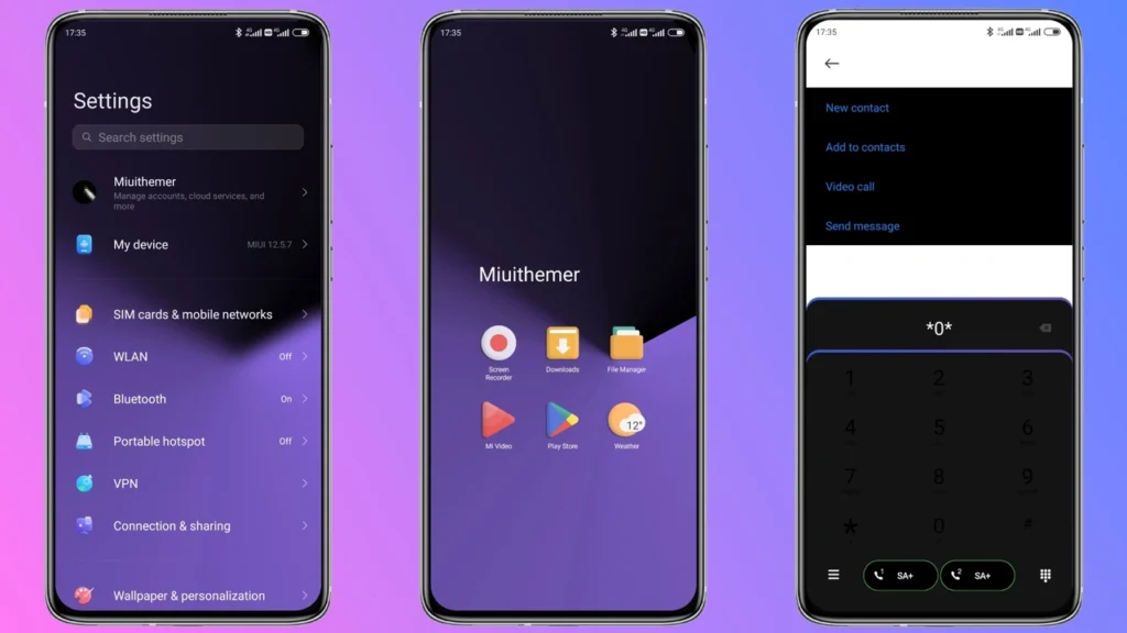 Violet IZ V13 MIUI Theme