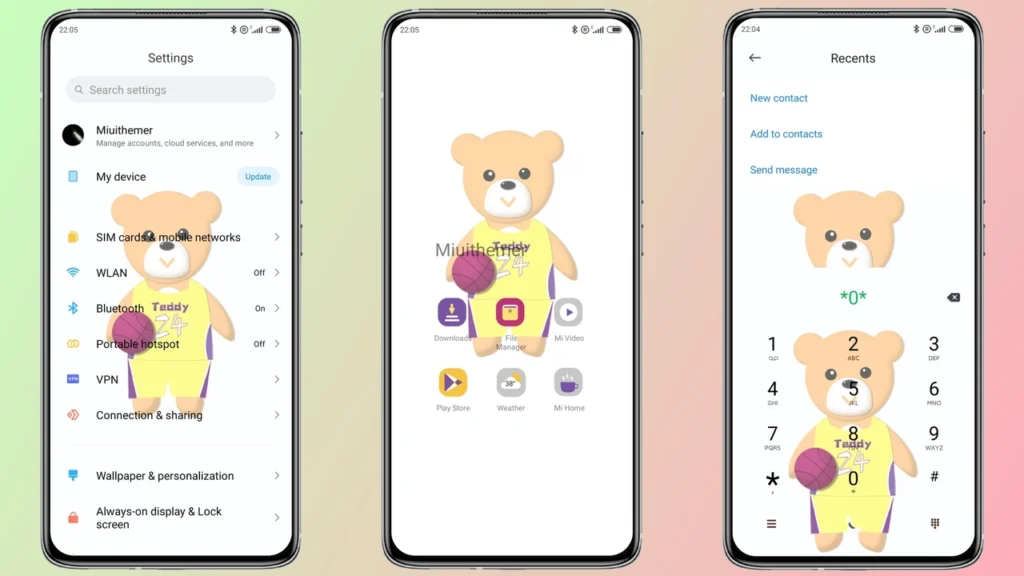 bobo bear MIUI Theme