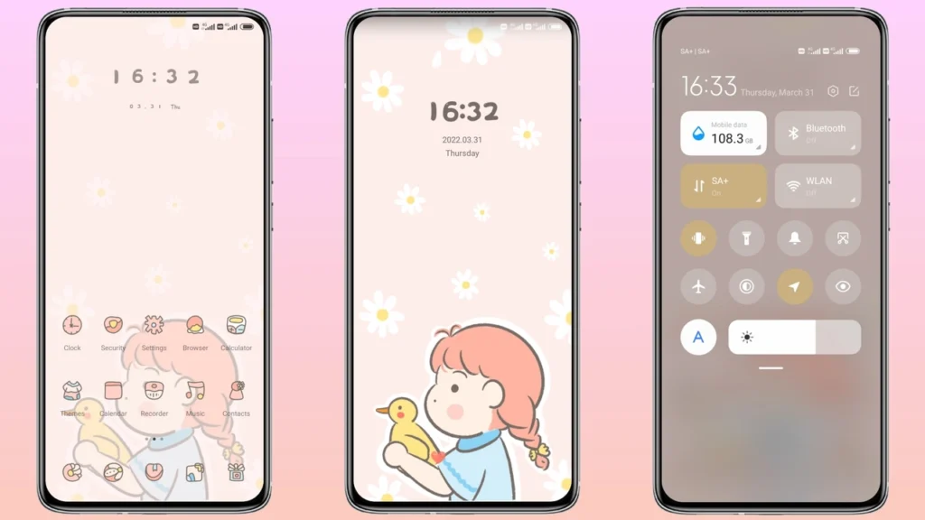 hug a duck MIUI Theme