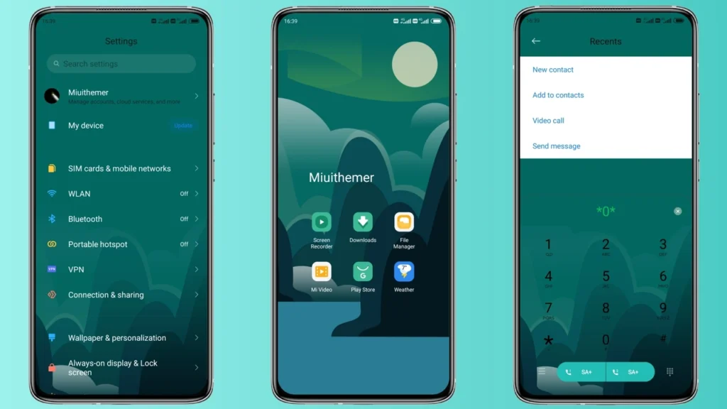 late at night MIUI Theme