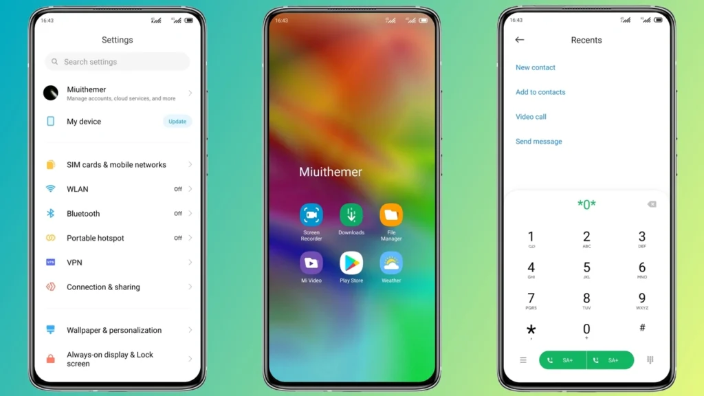 one ui 2 MIUI Theme