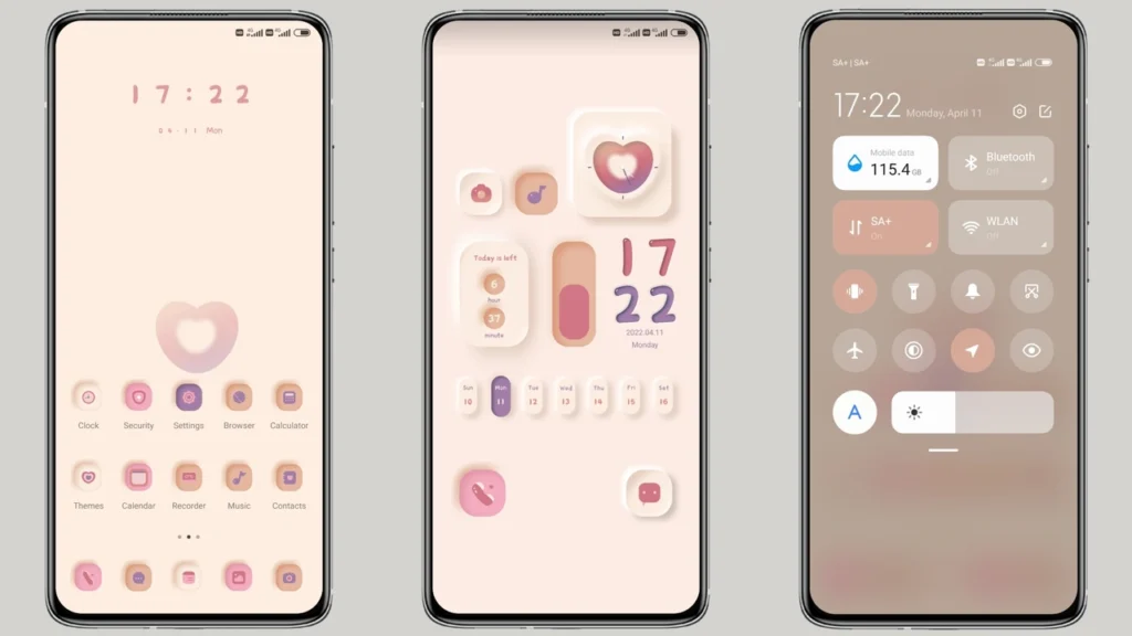 pink love MIUI Theme