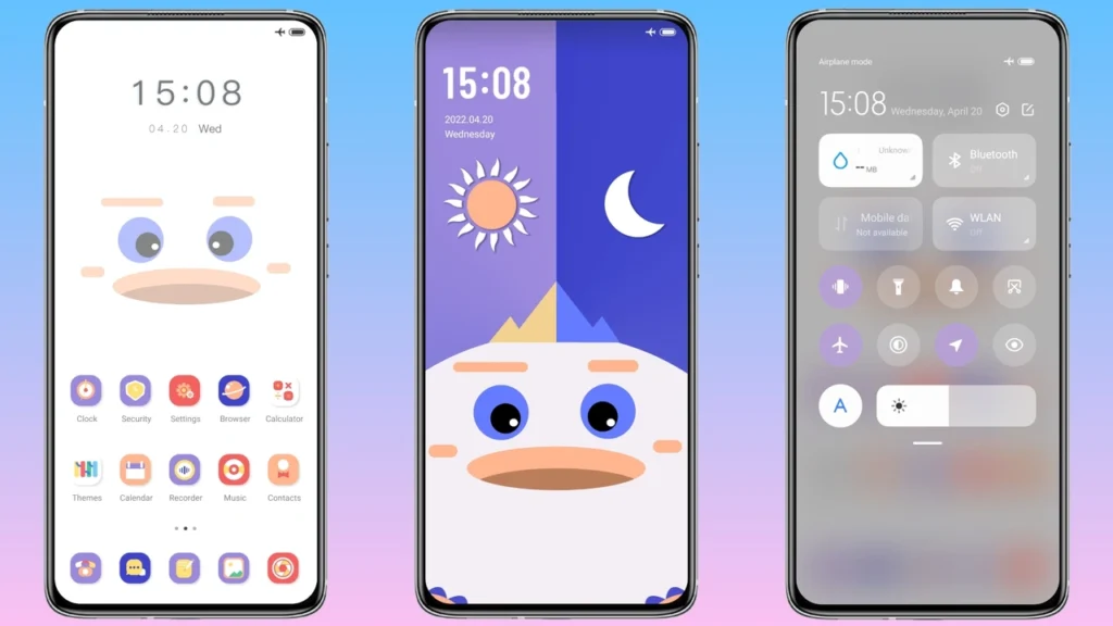 summer Dada duck MIUI Theme