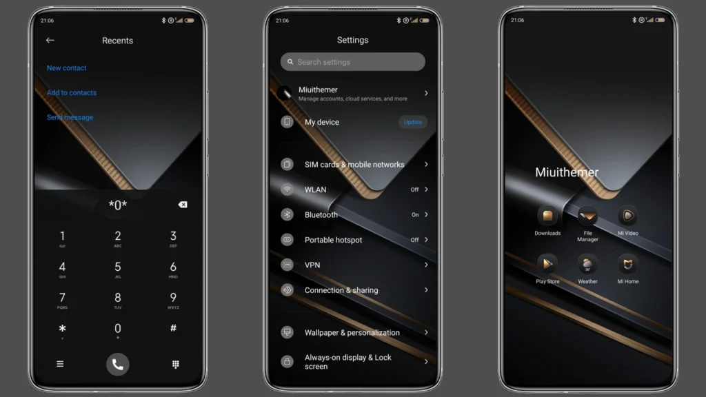 Business metal MIUI Theme