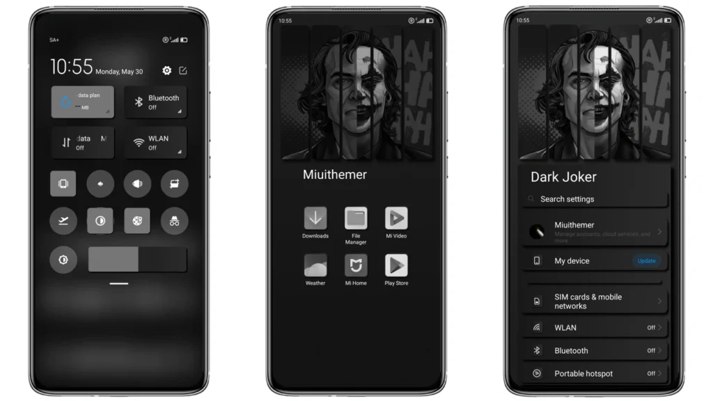 Dark Joker MIUI Theme