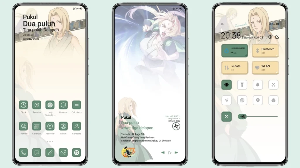 Lady Tsunade Light MIUI Theme