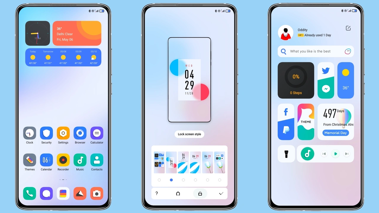 Oddity UI MIUI theme for Xiaomi and Redmi devices - MIUI Themer