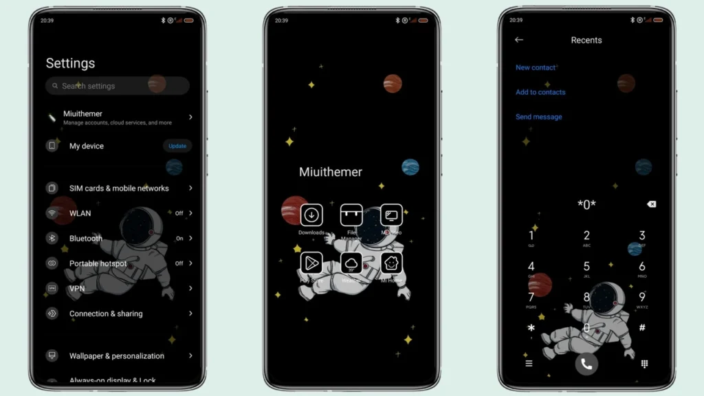 Space Odyssey MIUI Theme