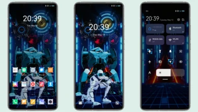 Technology robot MIUI Theme