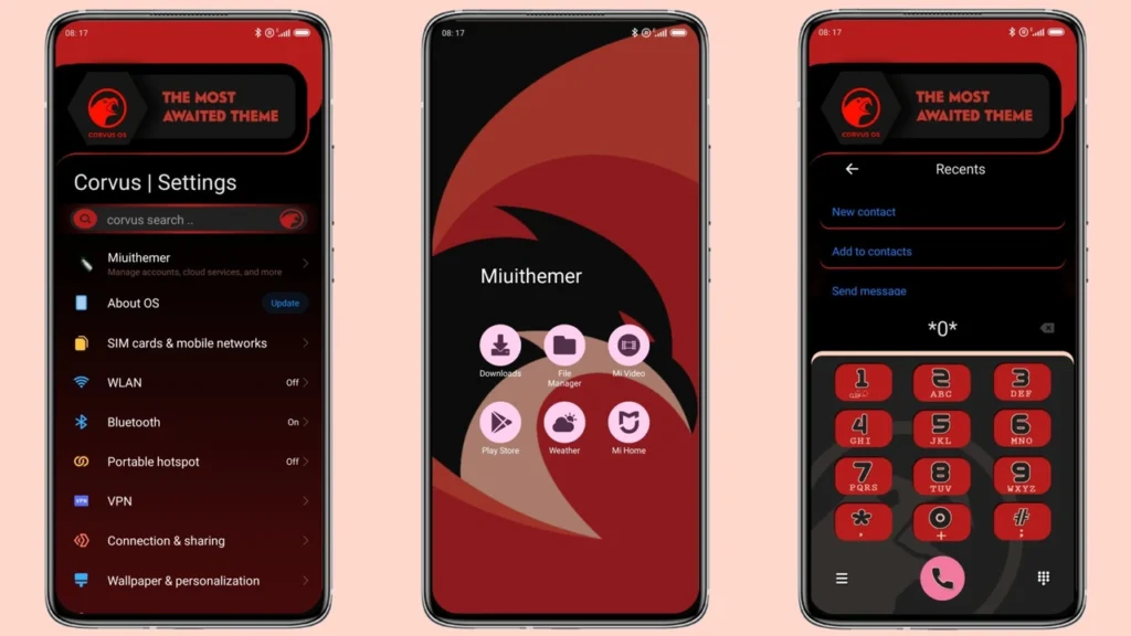 corvus os MIUI Theme