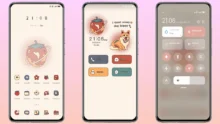 full of peach MIUI Theme