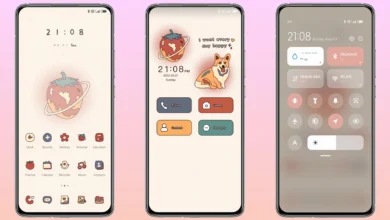 full of peach MIUI Theme