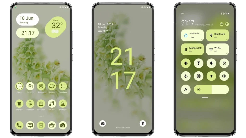 Android 12 Lemon MIUI Theme