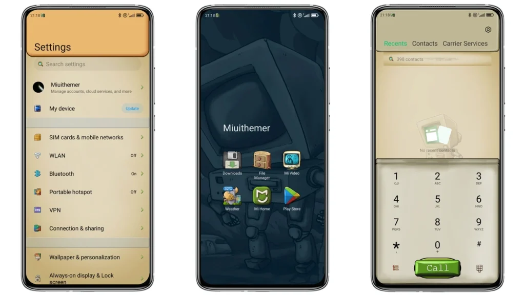 Android and PC MIUI Theme