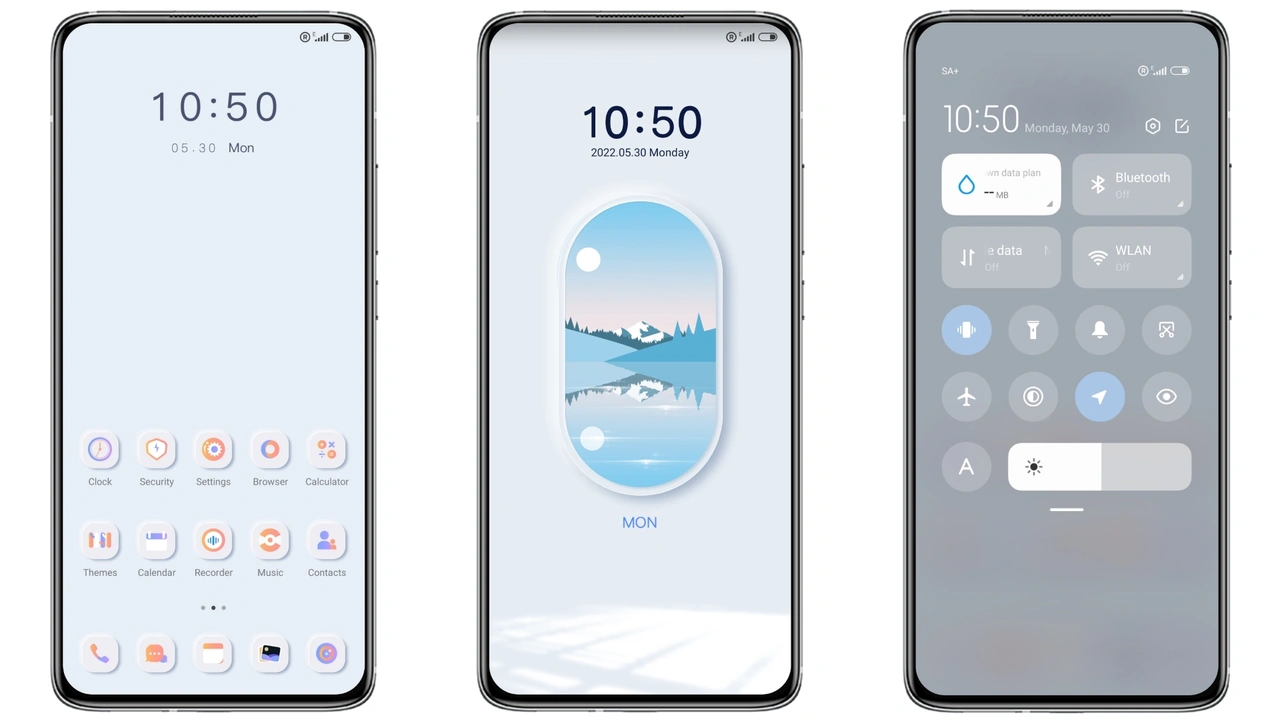Aurora Mimic MIUI theme for Xiaomi and Redmi devices MIUI Themer