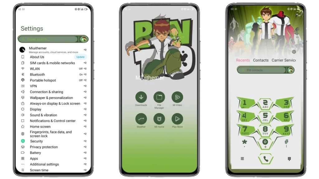 Ben 10 MIUI Theme