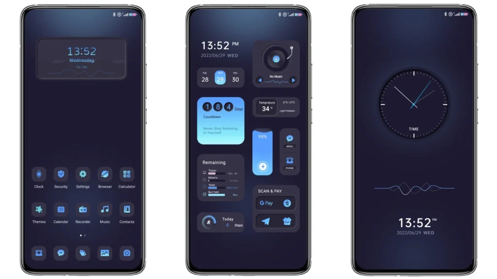 Blue [ON] MIUI Theme