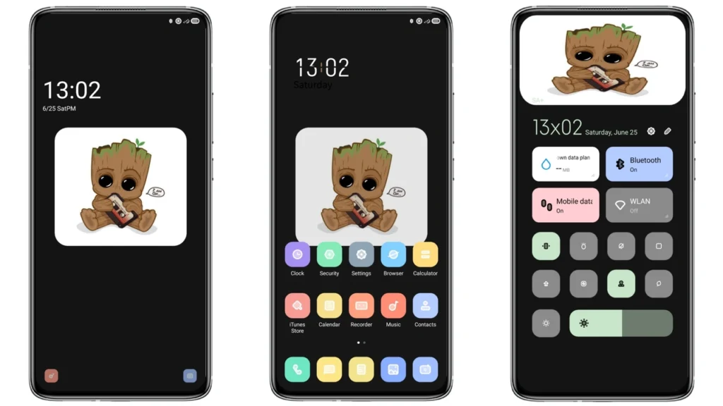 Little Groot MIUI Theme