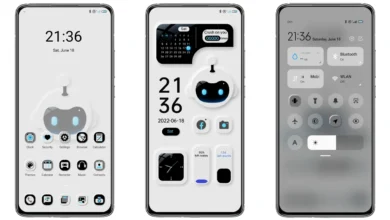 New mimicry robot MIUI Theme