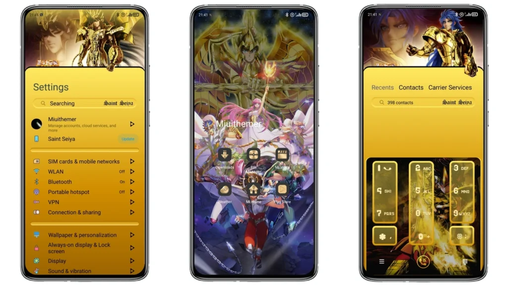 SAINTSEIYA V12.5 MIUI Theme