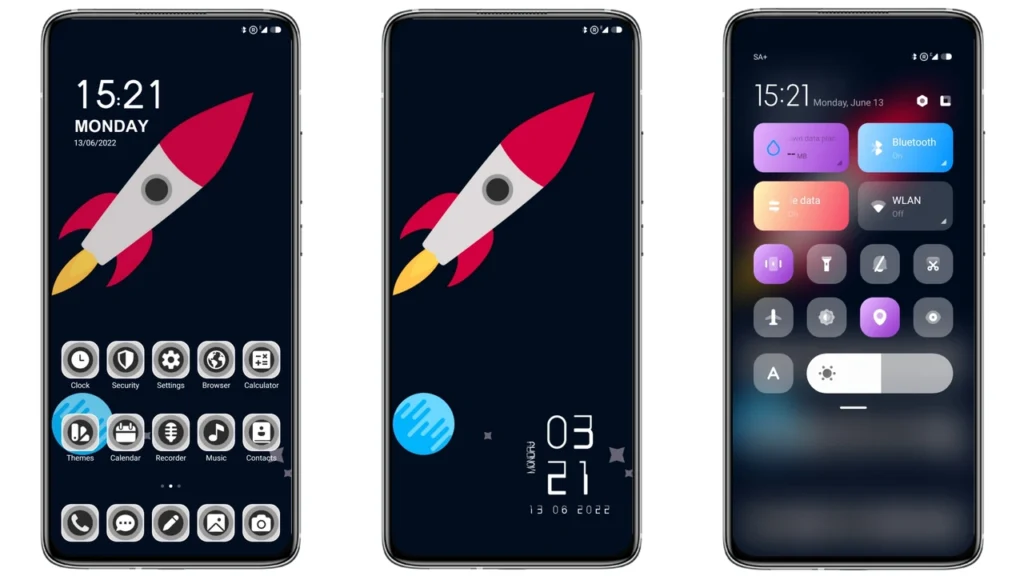 Space Rocket MIUI Theme