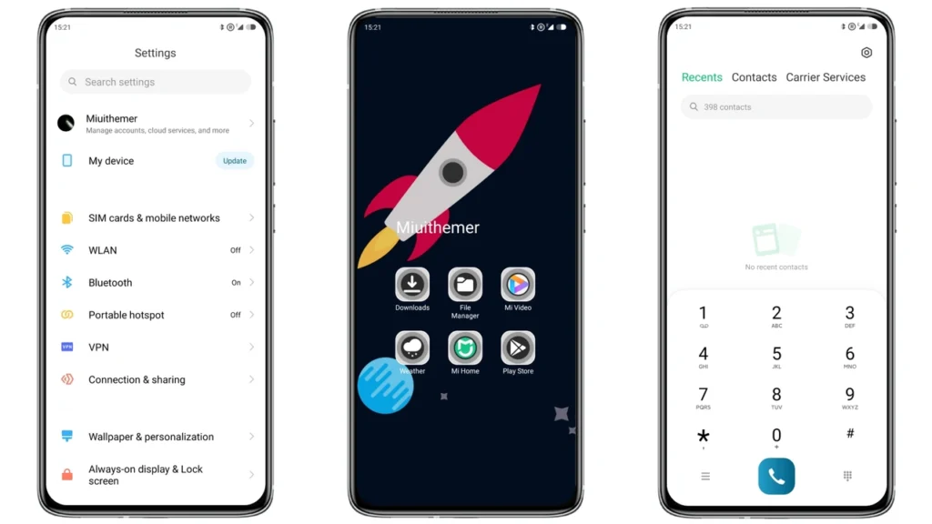 Space Rocket MIUI Theme